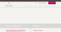 Desktop Screenshot of indoiuris.com